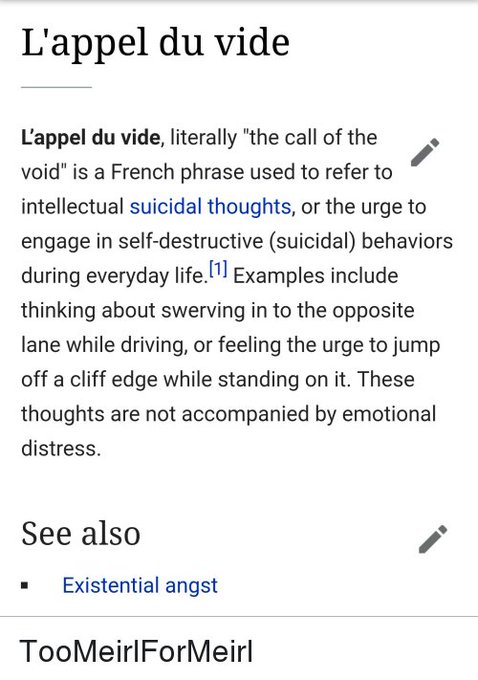 French speaking fans what is most accurate to the phrase l'appel du vide https://t.co/QU8jCvsEuU<a href="/tag/camgirl"class="tags"><span>#camgirl</span></a><a href="/tag/yearofthebossbabe"class="tags"><span>#yearofthebossbabe</span></a><a href="/tag/lvlz"class="tags"><span>#lvlz</span></a>