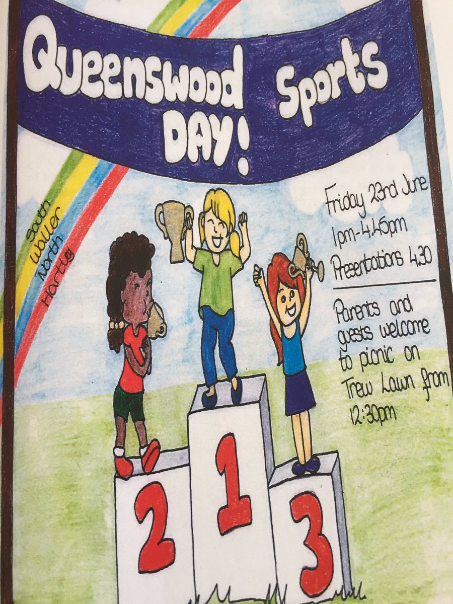 QBoarding's tweet photo. Good luck to all our competitors in Sports Day this afternoon! And well done to Maia for winning the front cover competition! #Qtastic https://t.co/Gbbrpus0To