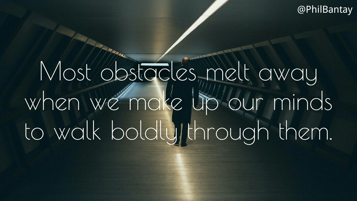 PhilBantay's tweet photo. The greatest hurdle to overcome is fear. https://t.co/tjTp7nIExY