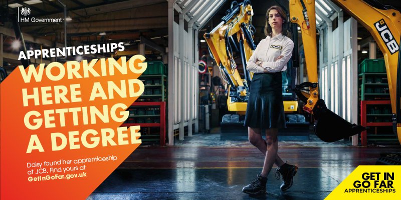 oeogovuk's tweet image. It’s #INWED17 – are you inspired to pursue a career in engineering? Check out the #apprenticeships at #GetInGoFar getingofar.gov.uk