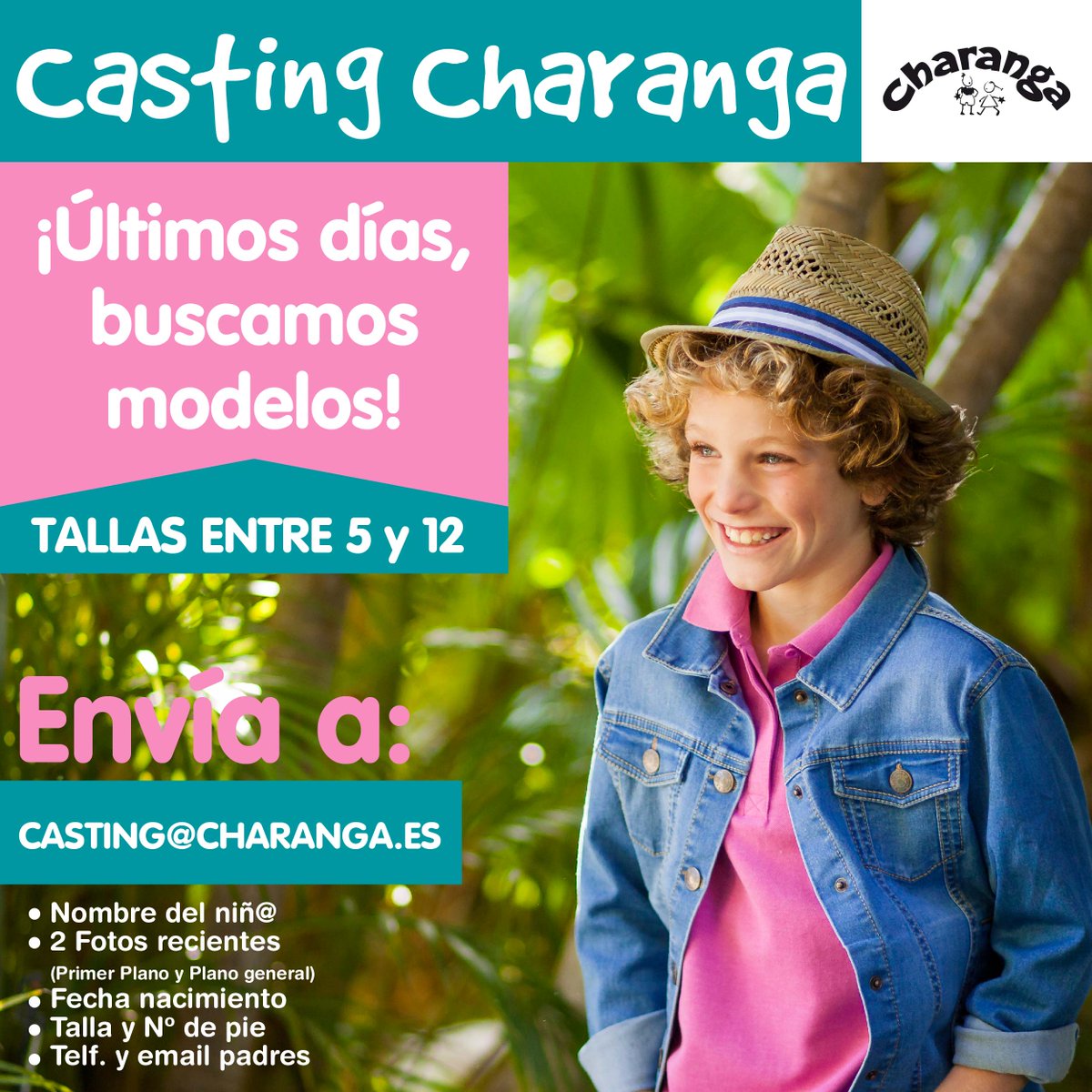 ¡Inscripciones sólo hasta el domingo! 🏃🏃Casting presencial en Málaga la semana próxima 😉 ¡Buen fin de semana a todos! 😁