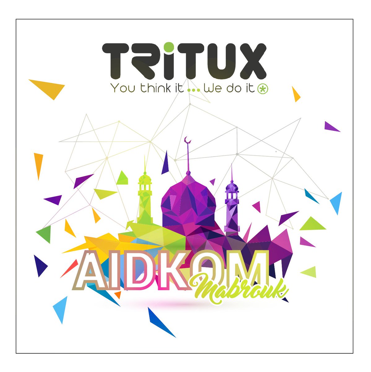 TrituxGrp's tweet photo. #TriTux vous #souhaite une #bonne #fête de #AidFitr https://t.co/kvlL88LZVS