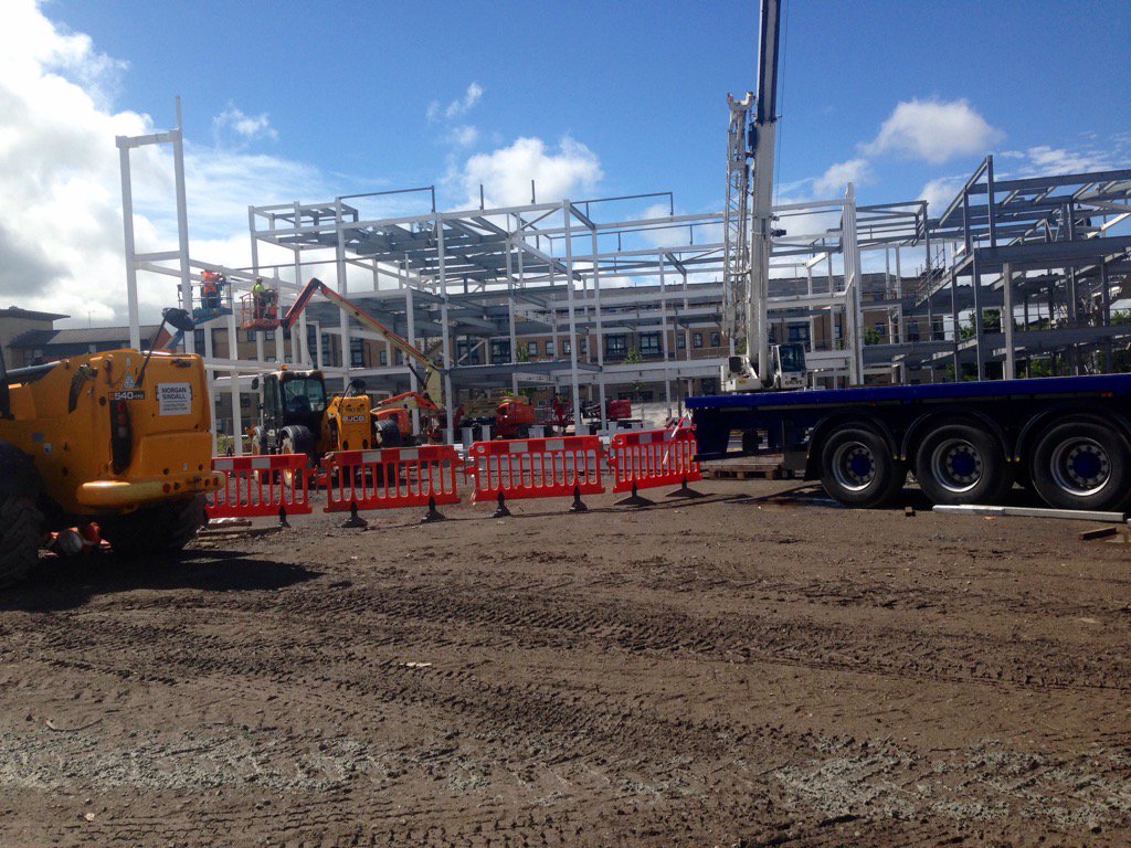 The building is taking shape