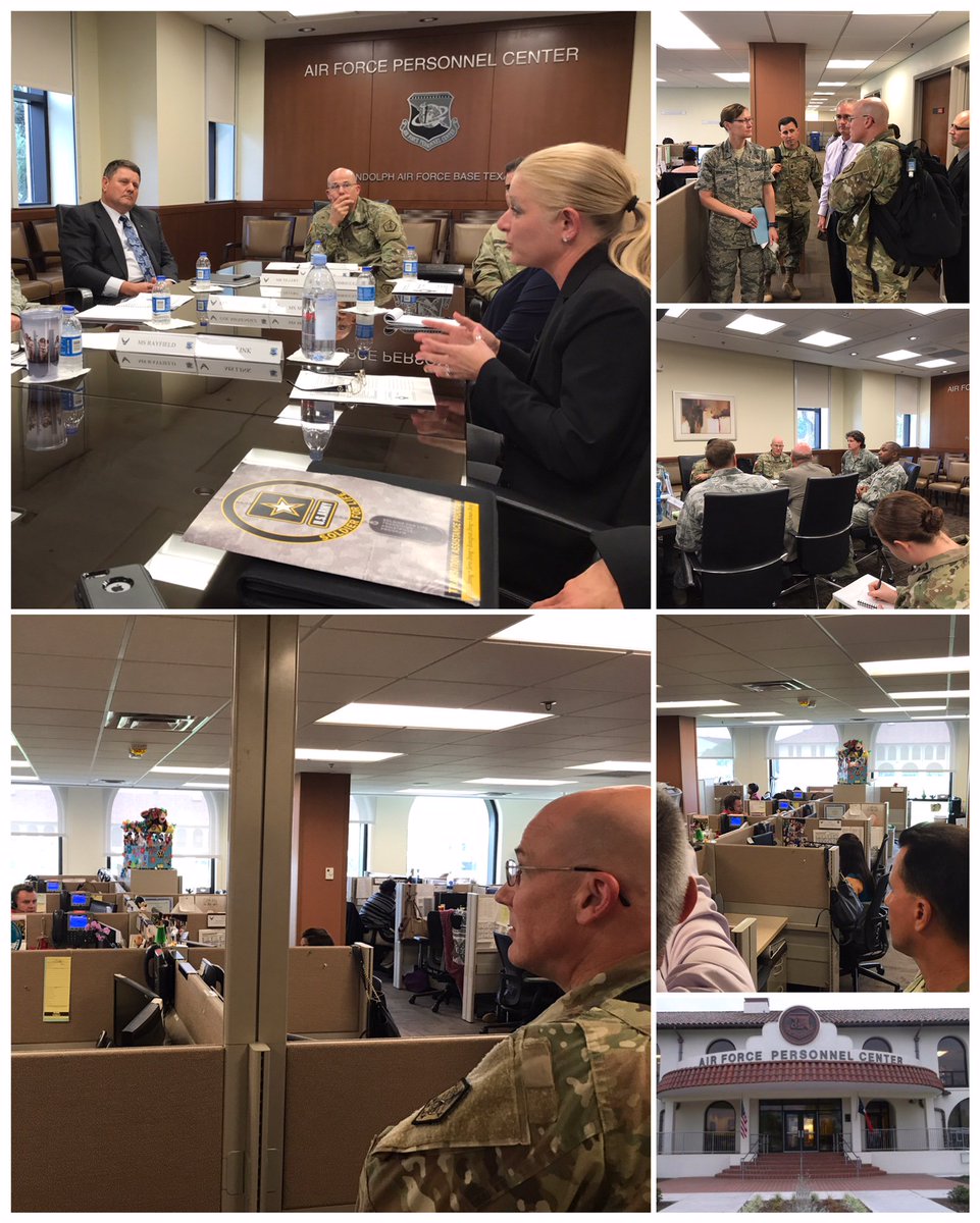 usaarmy_tap's tweet image. @USArmy&apos;s TAG, BG James Iacocca, visits the #AirForce Personnel Center to learn about their #TransitionAssistanceProgram @ArmyHRC