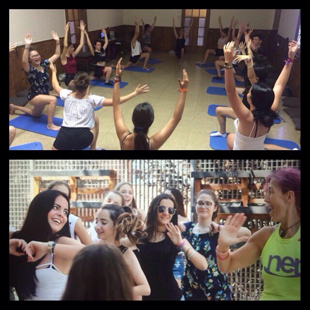 FEDACCastellar's tweet photo. A l'ESO hem acomiadat el curs amb tallers rotatius de zumba, hip-hop, ioga, art, teatre, tabals, esport i robòtica! https://t.co/QKpH9rzo9K