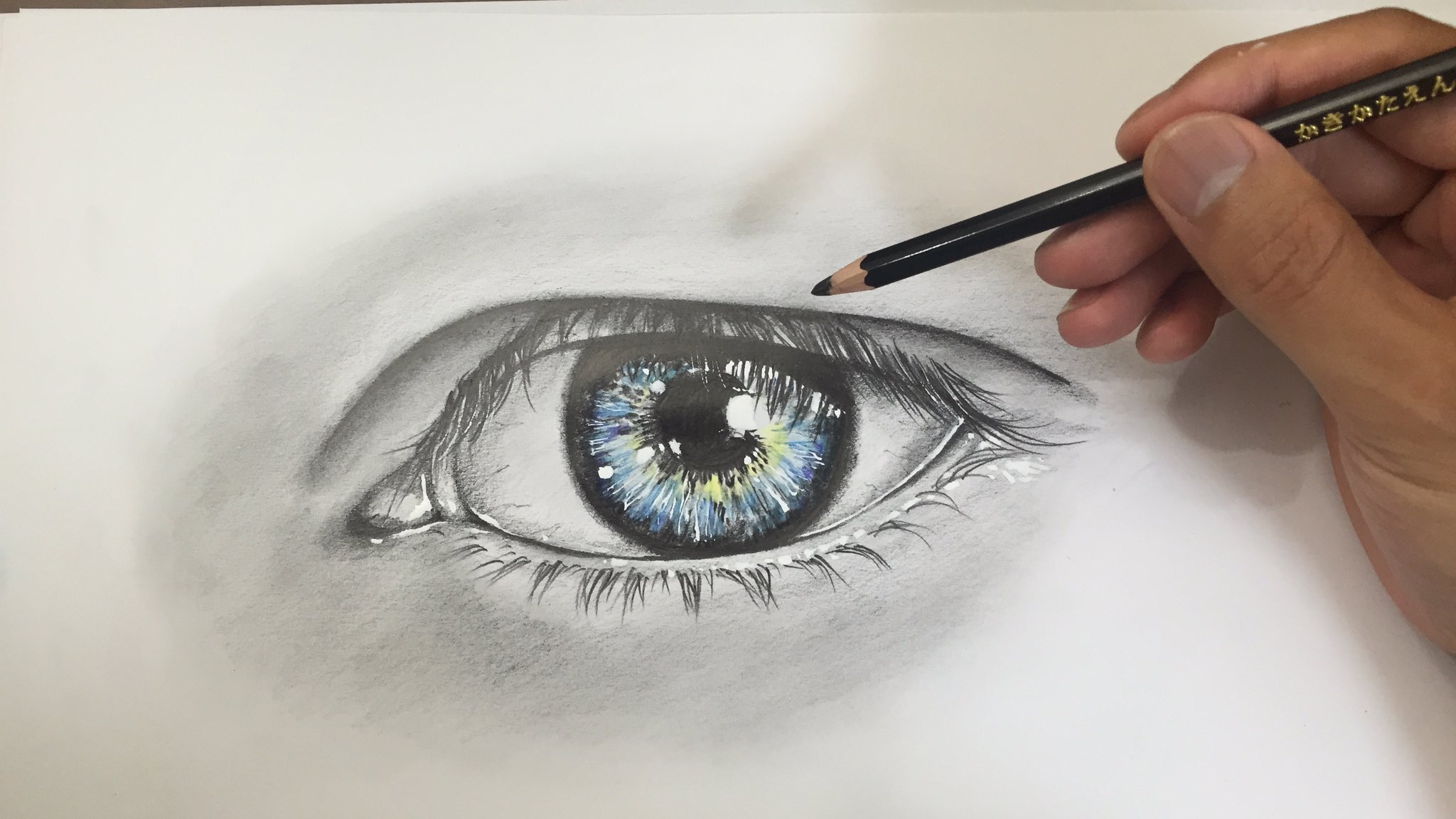 吉村拓也 イラスト講座 在 Twitter 上 リアルな目の描き方 写実系の目を描いてみた Youtube動画 アップしました T Co J8vyuscxor ぜひ見てみて下さい 上のリンク からすぐ見れます T Co 4lczsggv0d Twitter
