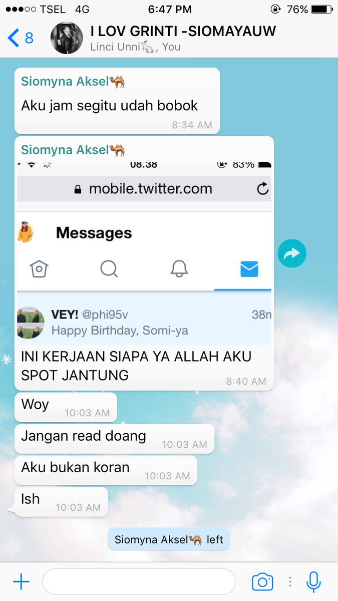 6THGFRND's tweet image. Inget ini nda kamu^___^