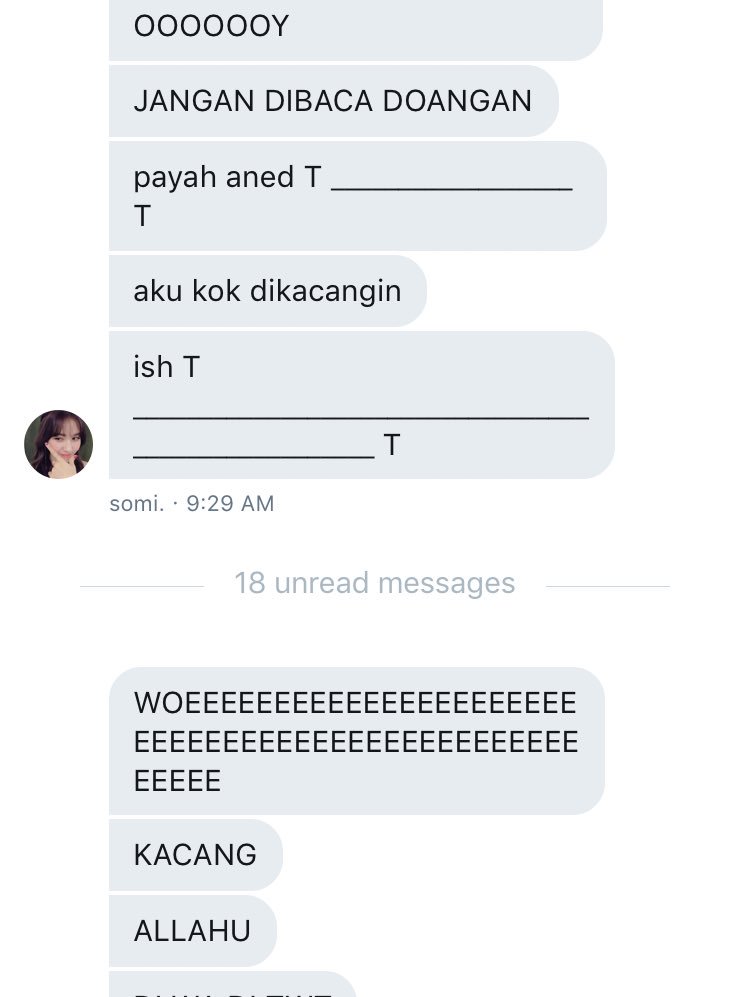 6THGFRND's tweet image. Inget ini nda kamu^___^