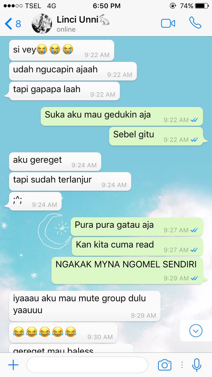 6THGFRND's tweet image. MYANE ITU KERJAAN AKU DAN LINCI UNN T^T)