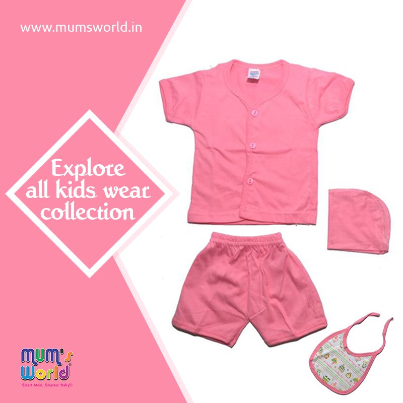 Explore all kids wear collection only at <a href="/TheMumsWorld/">Mum's World</a>
 Shop here: bit.ly/2rLxNUe
 #MumsWorld #KidsWear #Collction #baby #mom