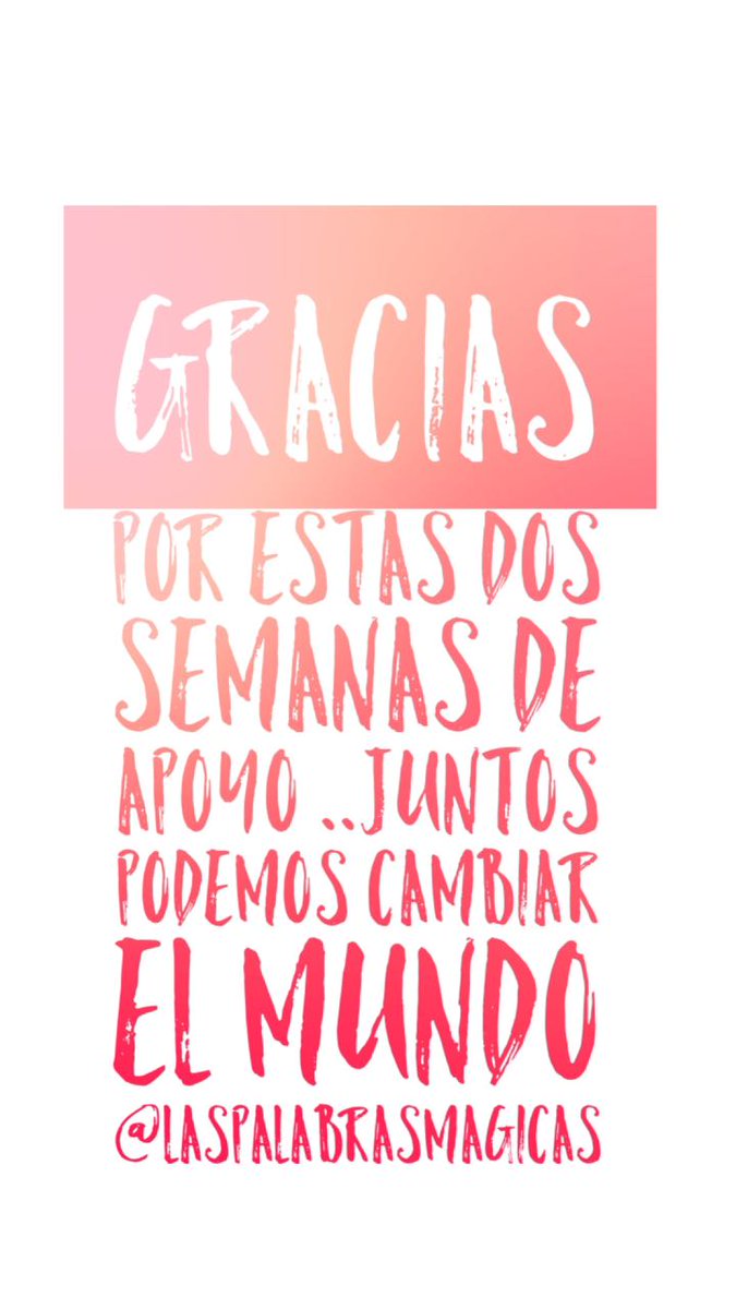 Valoremos las palabras #LasPalabrasMagicas #desafiocinman <a href="/isracinman/">Isra Cinman</a>