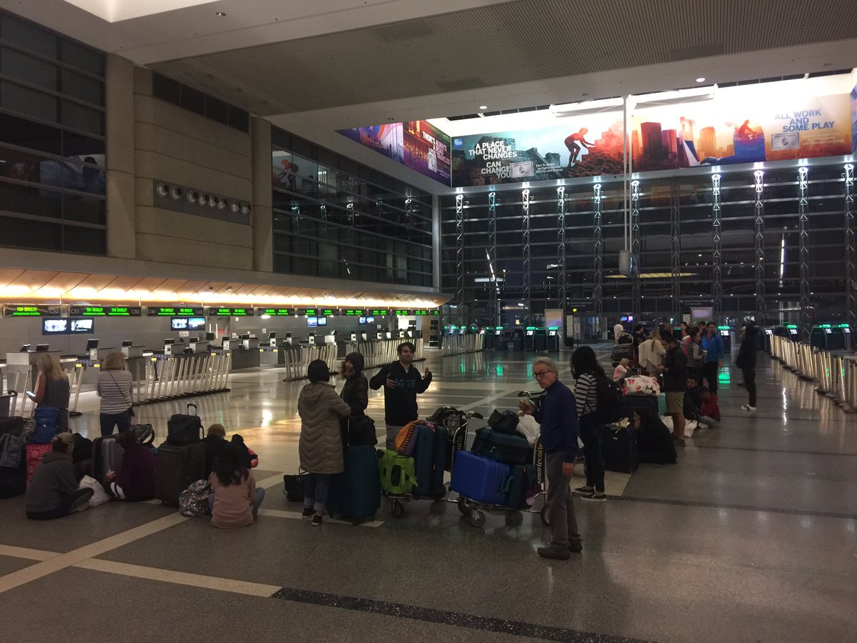 liamkennedy's tweet photo. Hey @wow_air these are your customers. Dutifully arrived when you insisted @4:30am. @flyLAXairport #couldhavesleptin #LikeYouDid https://t.co/jpeYkYbuaG