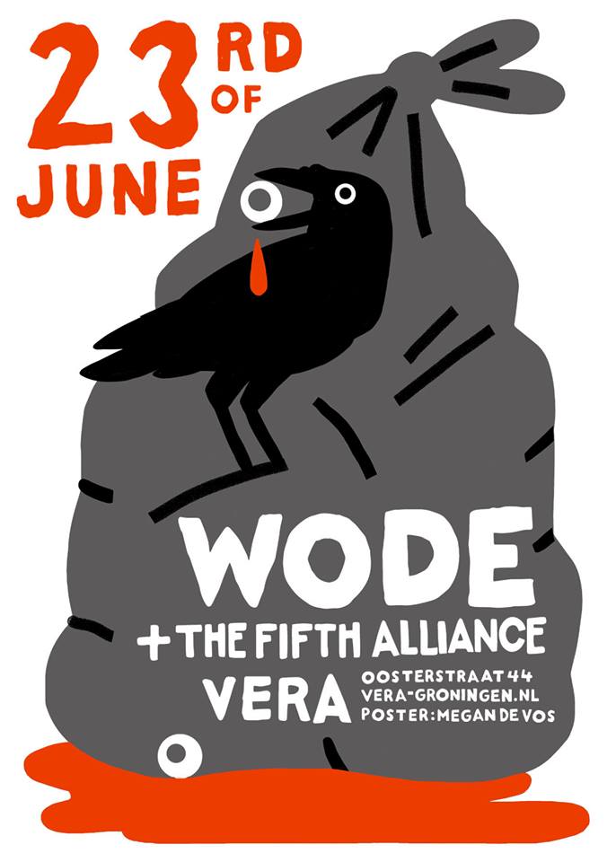 Tonight at @veraclub, Groningen with #WODE! facebook.com/events/4555605… #veragroningen #wodecult #thefifthalliance #blackmetal #doom #sludge