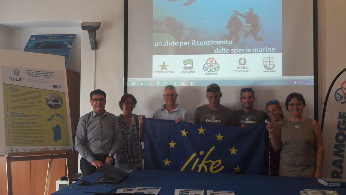 Giornata di promozione di scienza partecipativa con #ramoge e parliamo anche di #ReLIFE #ferruginea #conservazione