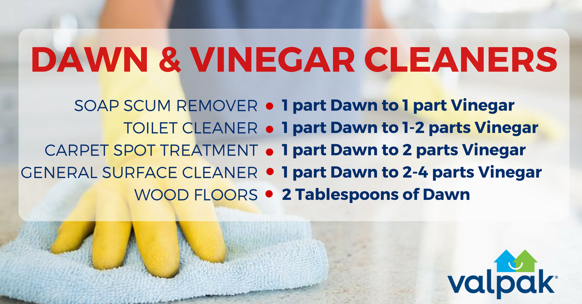 Valpakcoupons's tweet photo. Do you use dawn and vinegar to clean your house? At ours, we call them the #DreamClean https://t.co/dizpLKt6NS https://t.co/wZF949dYjp