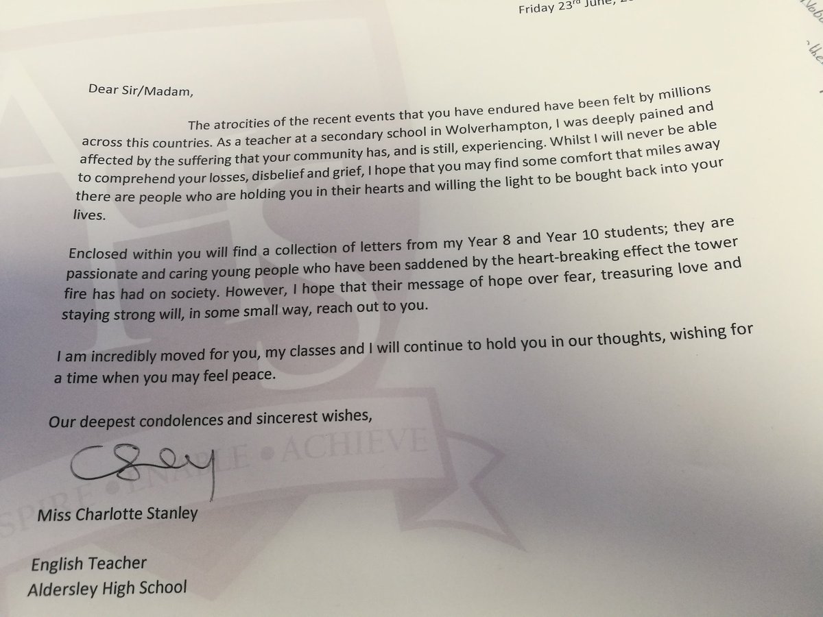 MissBookmarks's tweet image. Being human, before teachers or students, is the most important lesson that we can teach @AldersleyHighSc #grenfell #studentvoice #love