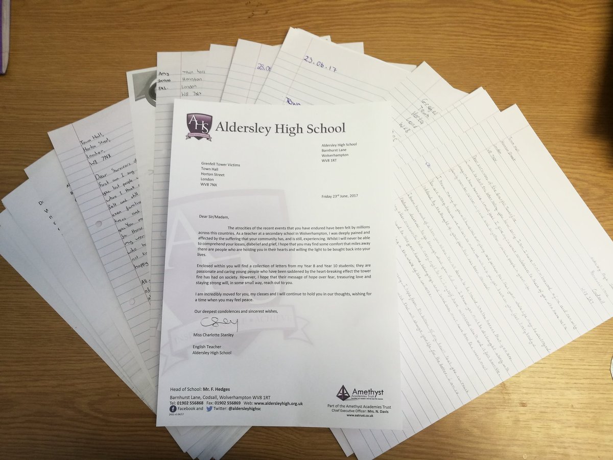 MissBookmarks's tweet image. Being human, before teachers or students, is the most important lesson that we can teach @AldersleyHighSc #grenfell #studentvoice #love