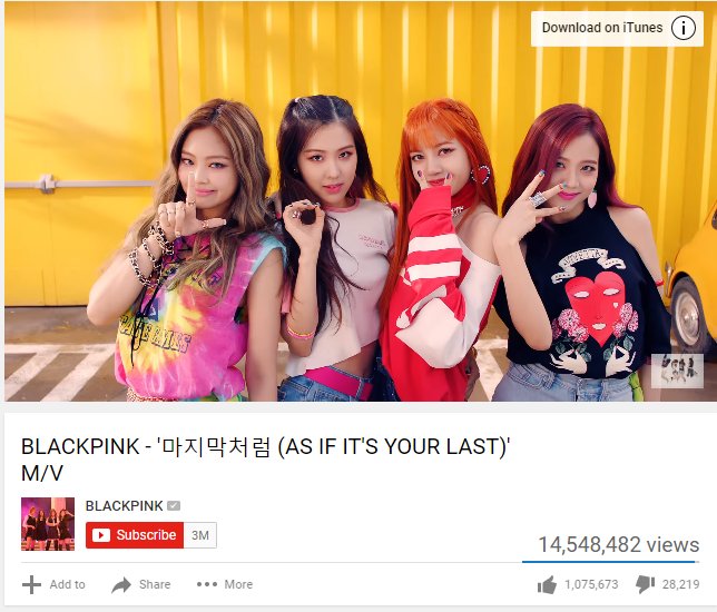 kaeleos_'s tweet photo. Blackpink's As If It's You Last broke the record with 10 million views in just less than 17hours😱 LEGENDS indeed👑#blackpink #AIIYL #blinks https://t.co/489Cb6DEbB