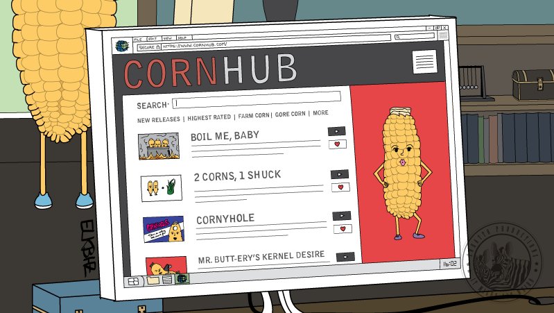 zpzebra's tweet photo. https://t.co/FvqCRxVLhw

2 new cartoons in this week's post! #poplockdropit #cornhub  #2shucks1corn #mrbutteryskerneldesire https://t.co/6x7YMxLRtu