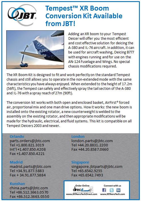 JBT_AeroTech's tweet photo. Tempest™ XR Boom
Conversion Kit Available from JBT! https://t.co/8VqG5i0Z0p