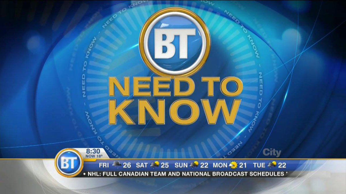 #BTMTL #needtoknow VIDEO: Your 90-second news, weather, traffic update at 8:30 https://t.co/B4SwX9mj1u