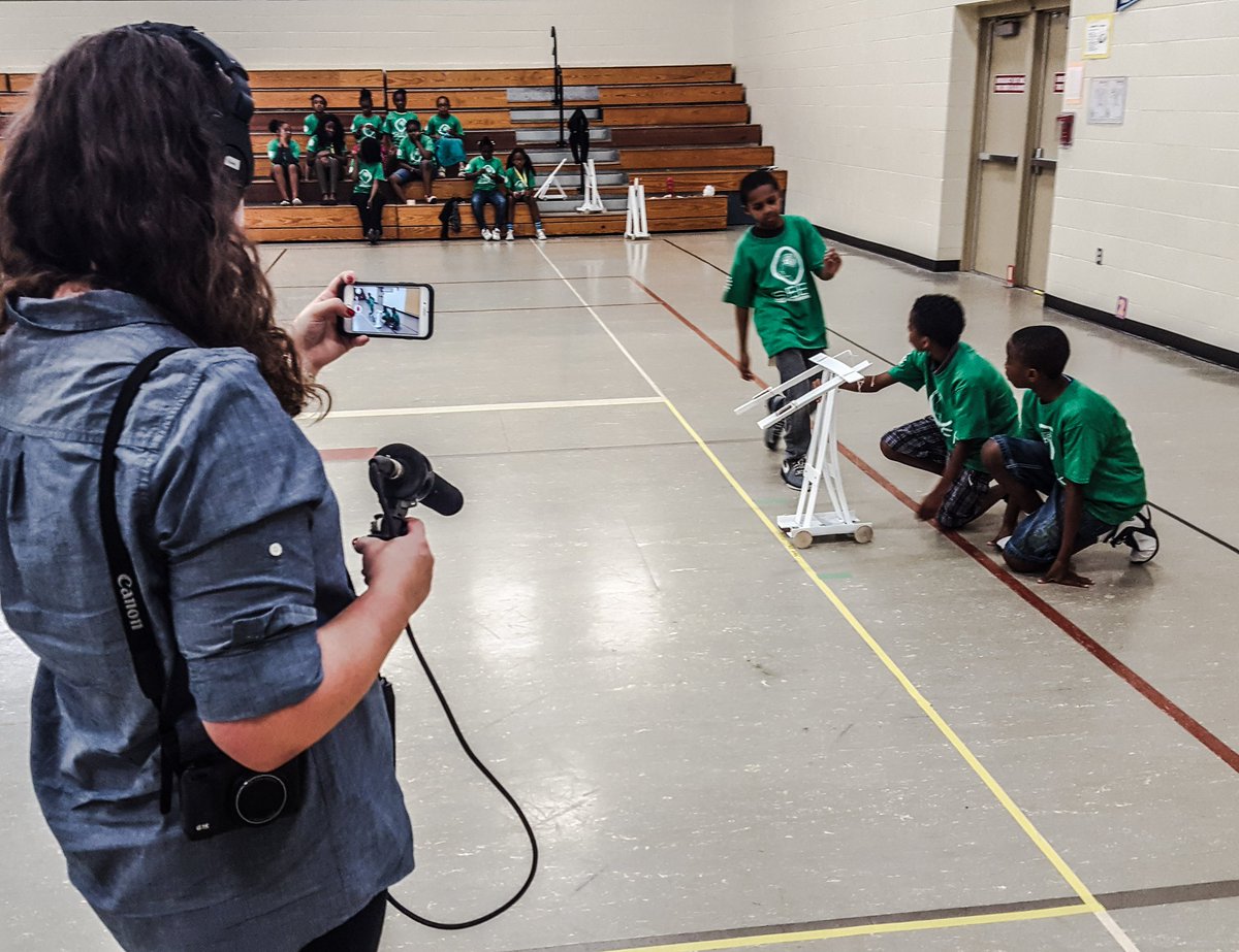 RayWeikal_KSD's tweet photo. Our @kcpublicschools @SEEKNSBE #SummerAcceleration campers are demonstrating their STEM skills today! @kcur @ellemoxley is covering it! https://t.co/RM0Mv8W8vX