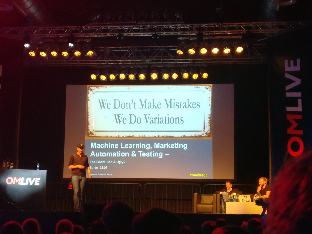 LinkProjex's tweet photo. Jetzt geht's um Machine Learning und Marketing-Automation auf der #omlive 2017 #linkprojex https://t.co/BFZQaMKWdI