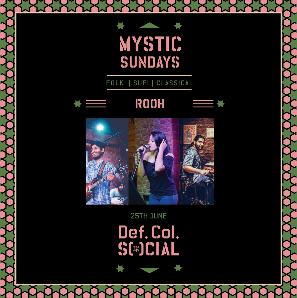 SocialOffline's tweet photo. #MysticSundays ft. Rooh (trio set), tonight, at #DefColSocial. Drop by for some lovely folk rock tunes. https://t.co/CM6i3Ca3Dx https://t.co/PmNflUiyFi