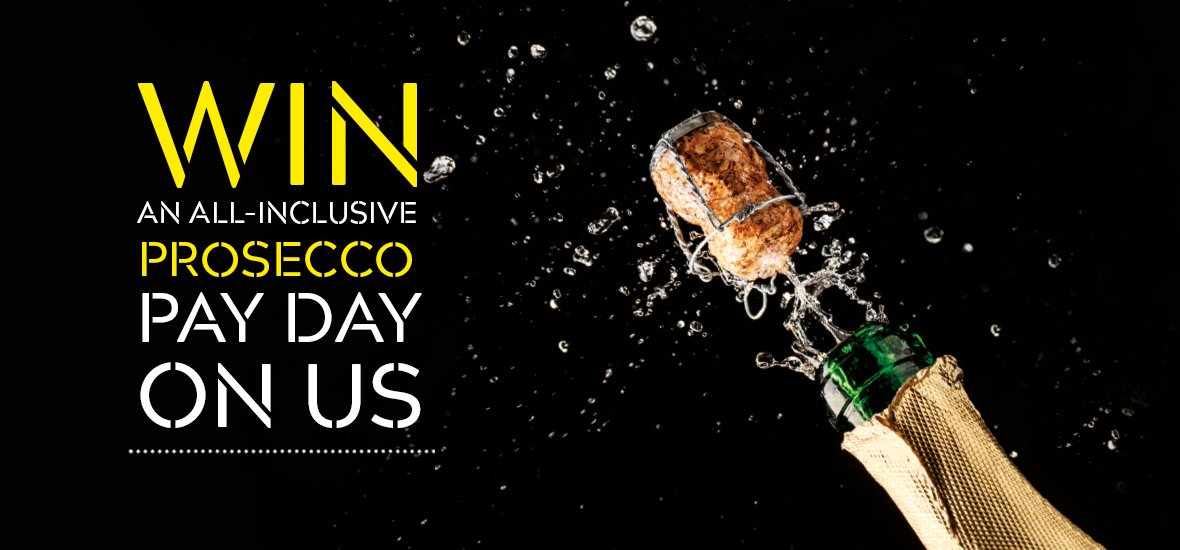 love_prezzo's tweet photo. A chance to win an all-inclusive Prosecco Pay Day on us 😀
Tag 3 friends below who you would share this prize with #ProseccoPayDay &amp; re-tweet https://t.co/c6CAW7a2R6
