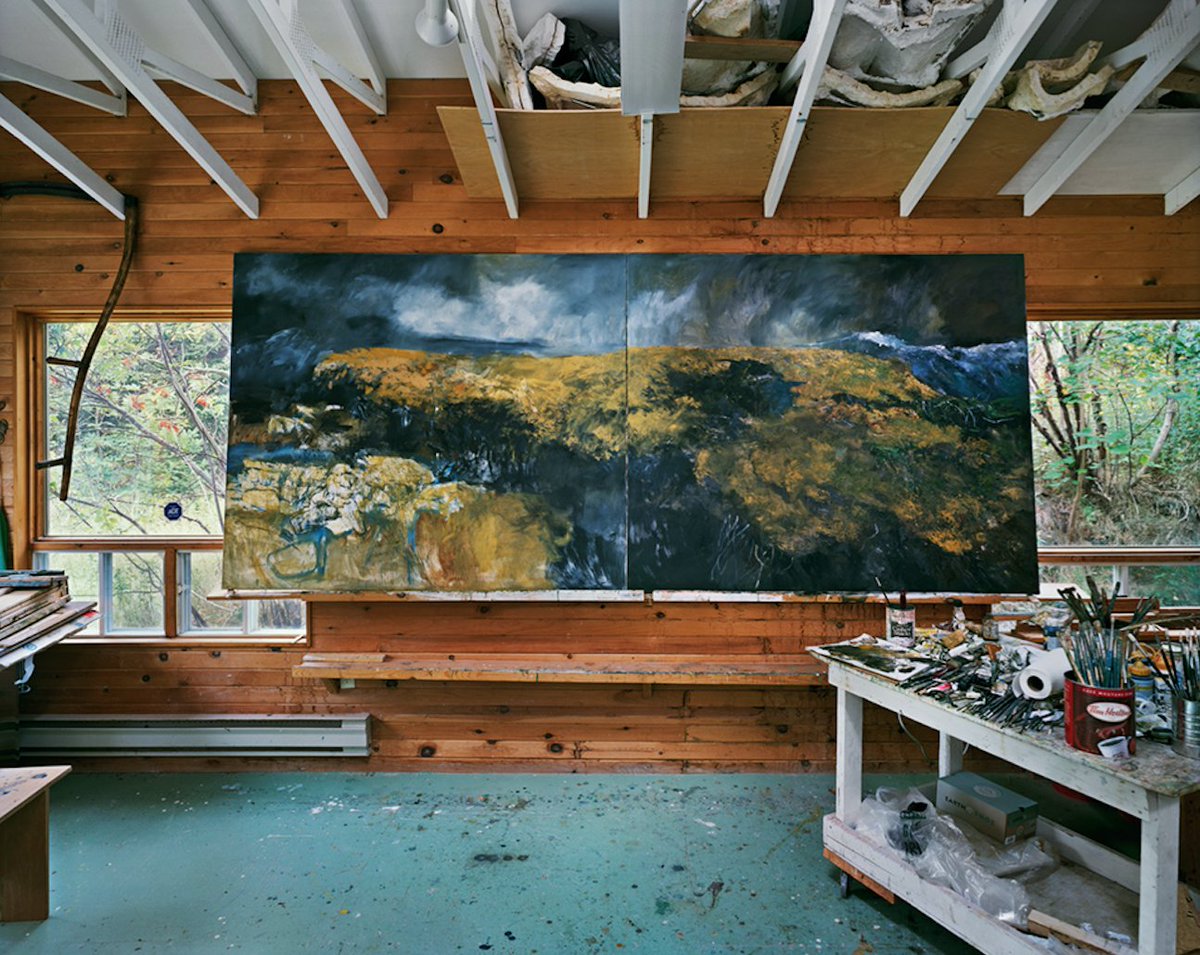 Joseph Hartman gives us a peek inside the private creative spaces of well known Canadian artists. Gerry Squires, 2015. #AGHHartman