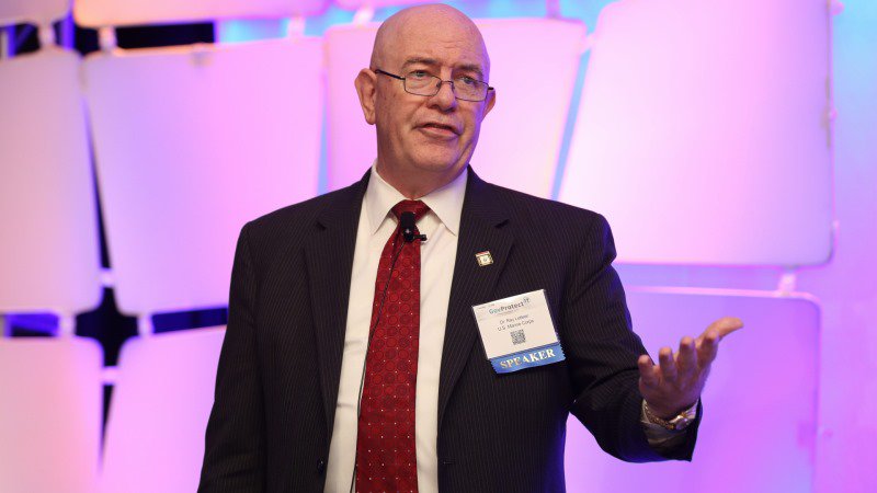 MeriTalk's tweet photo. .@USMC’s @ray_letteer shares insight on strategy in #cyberspace https://t.co/76lfEGCyG9 https://t.co/ltWpYwyNXV