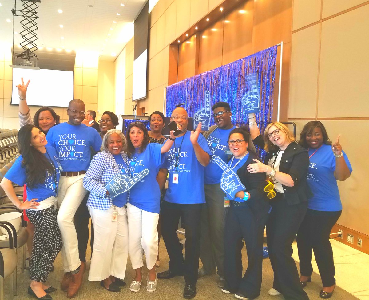 LmarieAsad's tweet photo. My colleagues & I enjoyed a fun day to kick off our employee giving campaign @BCBSIL.
#YourChoiceYourImpact #BlueCorpIL https://t.co/0arjIxHMdy