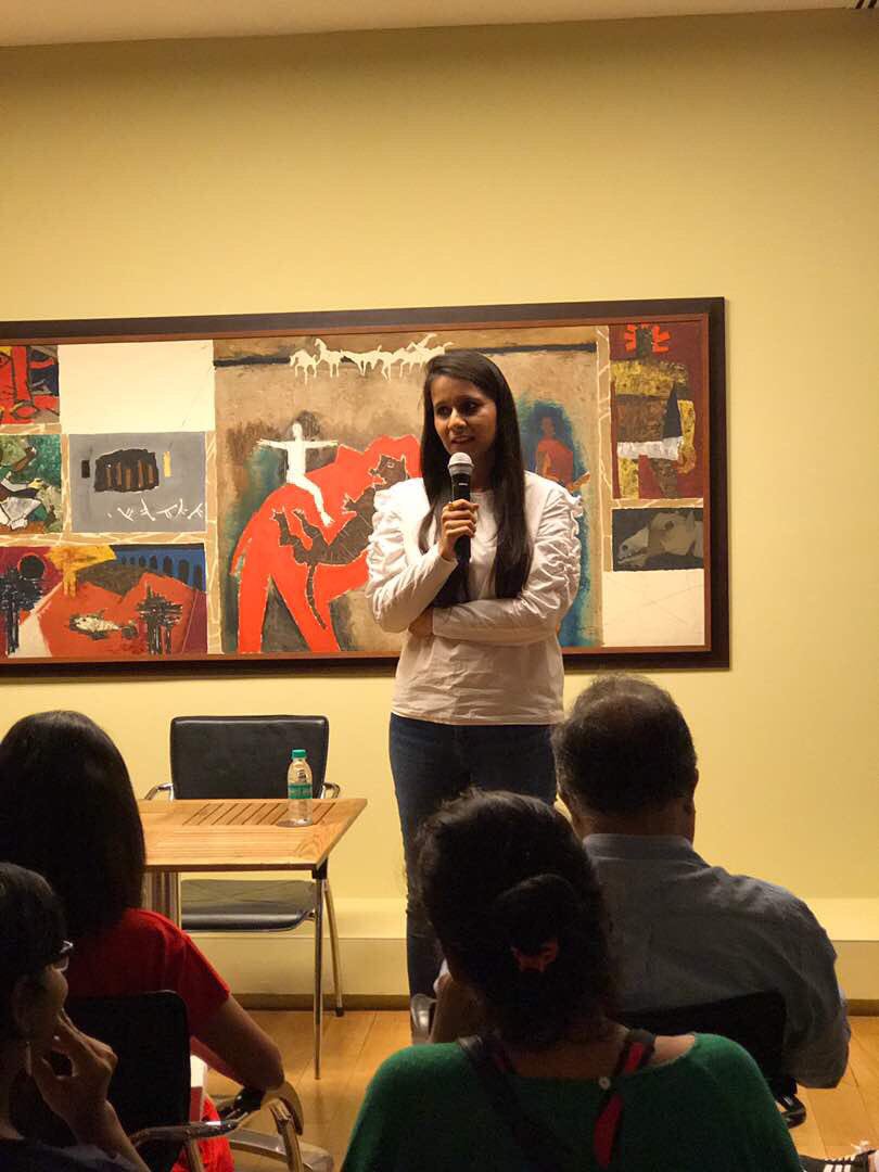 BitGiving's tweet photo. "Whatever you're passionate about, there are an equal number of people passionate about to support you" @anand_ishita at @KNMAIndia https://t.co/n4Rpsg3bQ4