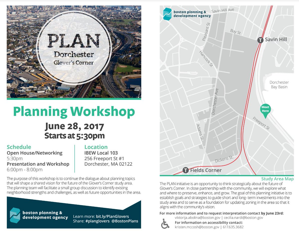 ImagineBos's tweet image. On 6/28, join @BostonPlans for it’s next #PLANGlovers event in #DOT to discuss the planning efforts underway for its future. #ImagineBoston