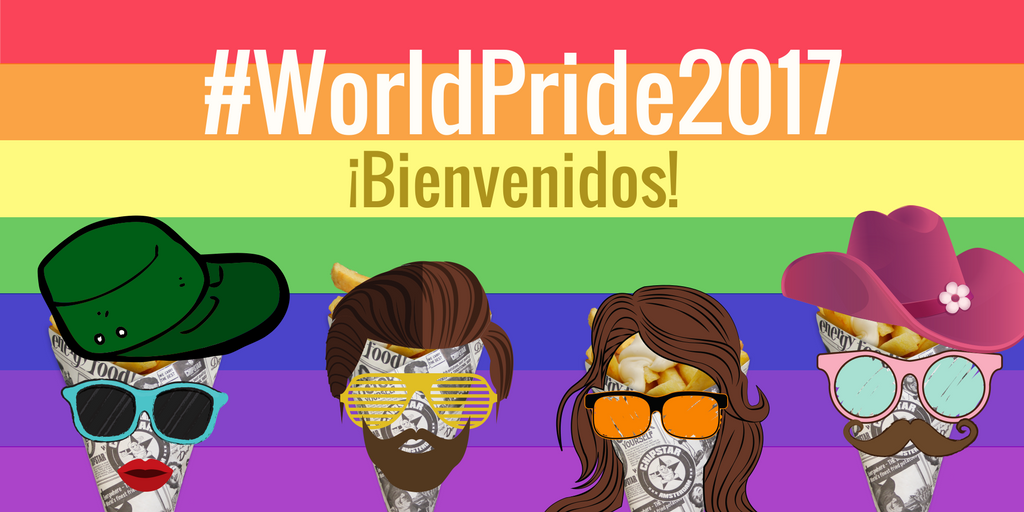 chipstar_espana's tweet photo. ¡Bienvenidos al #WorldPride2017! Nuestra tienda c/ Carmen permanecerá 24hrs abierta #Madrid #NochedeSanJuan #LGTB #WorldPrideMadrid https://t.co/uoEQTJ3XYd