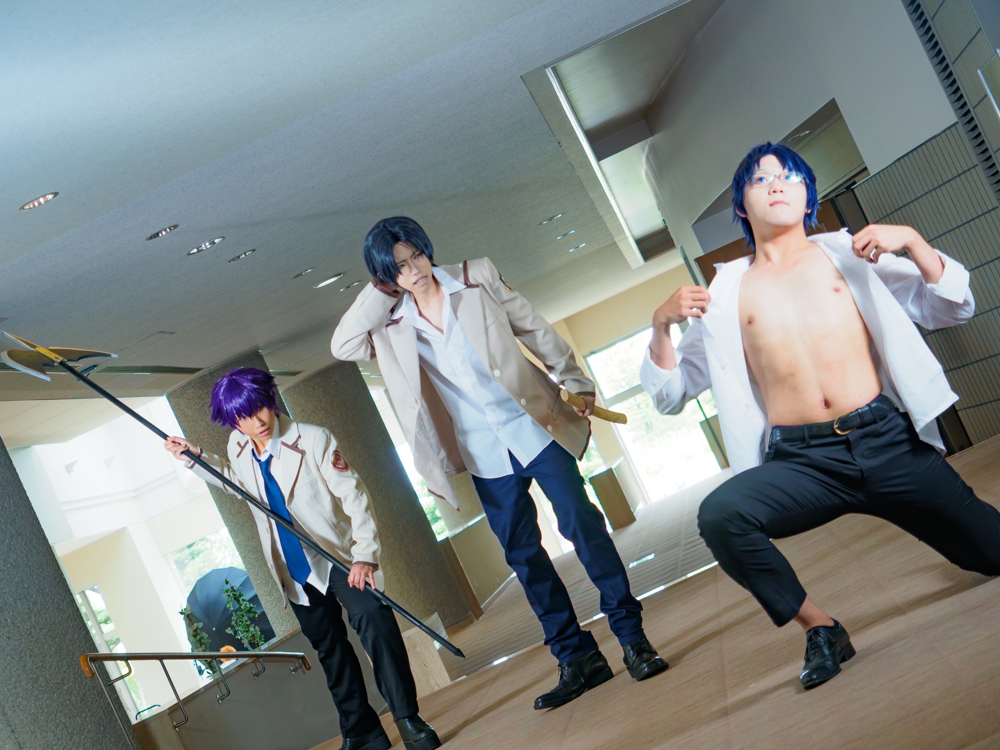 ﾄﾞﾗｯｸﾞｽﾄｱ蒼 בטוויטר ｺｽﾌﾟﾚ Angel Beats 三馬鹿 ゆりっぺに刃向うたぁ いい度胸じゃねーか ゆりっぺ 僕 着やせするタイプなんです 藤巻 蒼 野田 かげつ 高松 めい P ニゲさん