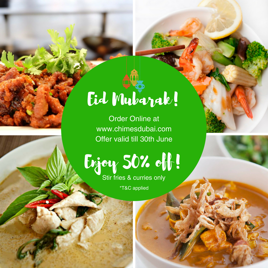 ChimesDubai's tweet photo. 50% off on curries & wok stir fries! Hurry, order online on https://t.co/lKYiPk4mNF! #chimewithus #orderonline #chimesrestaurant https://t.co/3KPghf9PGe