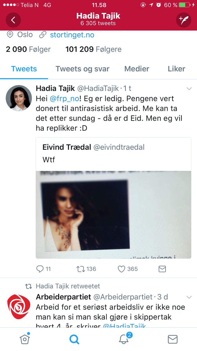 <a href="/HadiaTajik/">Hadia Tajik</a>  Velkommen skal du være!