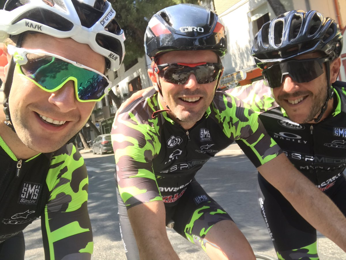 Riding with friends in Misano! Hoooot out there today!