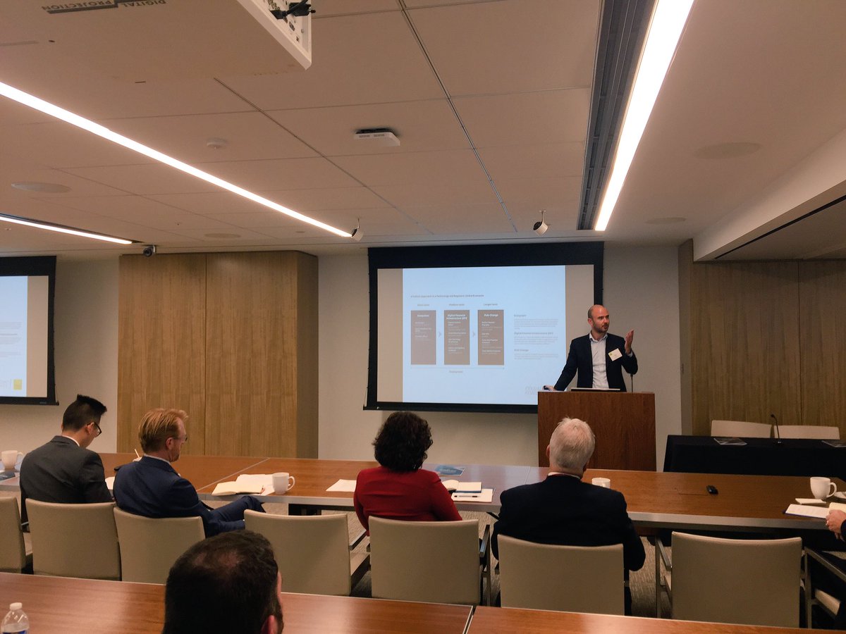 SameerG1987's tweet photo. Policy and Reg Director @InnFin @danmorgan1 on #RegTech to address US Reg complexity, from process automation to systems evolution #TPWG https://t.co/r0I72u0RZE