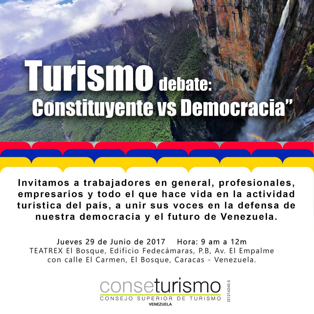 marlyncbasanta's tweet photo. El gremio del turismo se pronuncia en contra de la ANC. La entrada es LIBRE para la gente del turismo. Que no falte nadie! https://t.co/xHhAlhIm7o