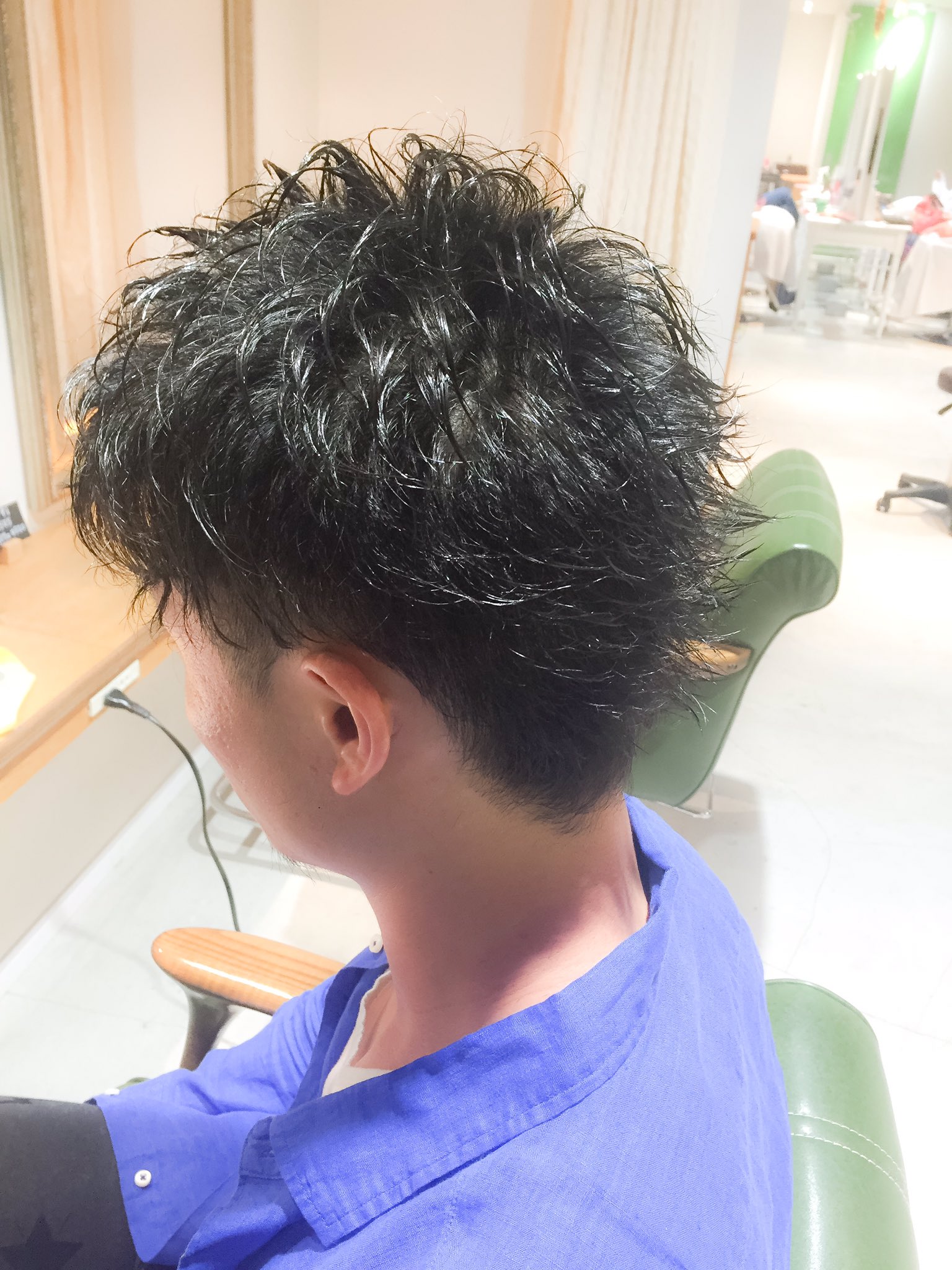 川田真悟 日本ハムファイターズ西川遥輝選手 ヘアカット パーマの残りがいい感じです いつもありがとうございます ツーブロック T Co Fxjextdfzz