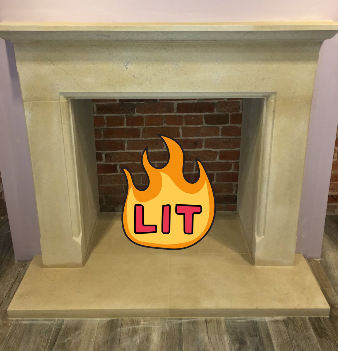 Simply_Fires's tweet photo. Loving our new #bathstonefireplace thank you John & Ed for installing it in our #newshowroom #openingsoon https://t.co/t6tp98tWWx