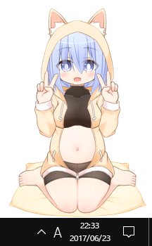 膝枕用のボテパジャマも完成。

フードのON/OFFをホイールころころで切替できるように変更。 