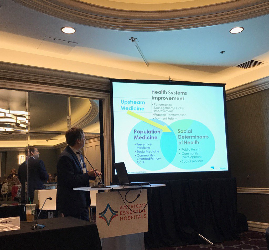 BrianMRoberson's tweet photo. Influencing social determinants to reduce readmissions at @navicenthealth #VITAL2017 #essentialhospitals https://t.co/L1dwG3BHnx