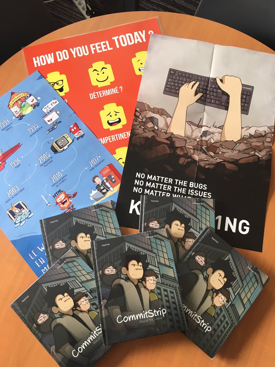 sii_ouest's tweet photo. BD @CommitStrip_fr arrivées pour gagnants #GameOfCodeBySII préparez-vous ➡️https://t.co/BD52IHZtEK &amp; gagnez 29/06 ➡️https://t.co/Jy5gzdgWJY https://t.co/ntMjOPg82O