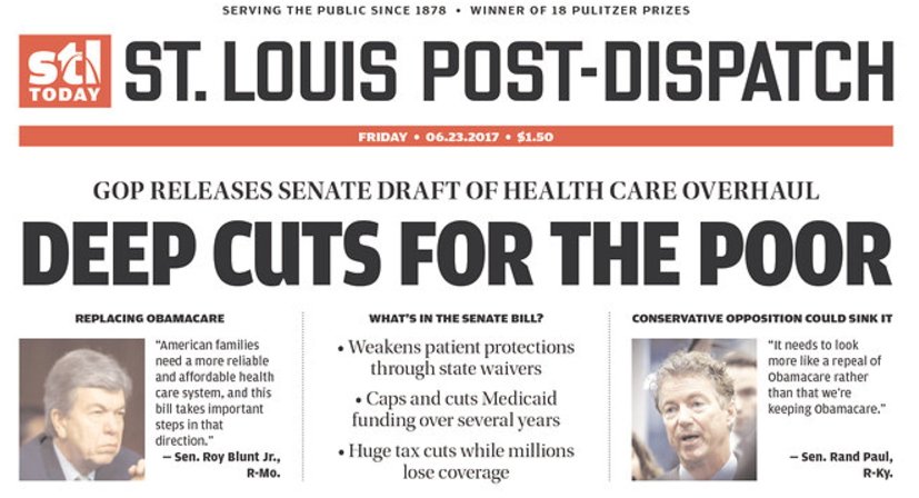 The St. Louis Post-Dispatch is not messing around: