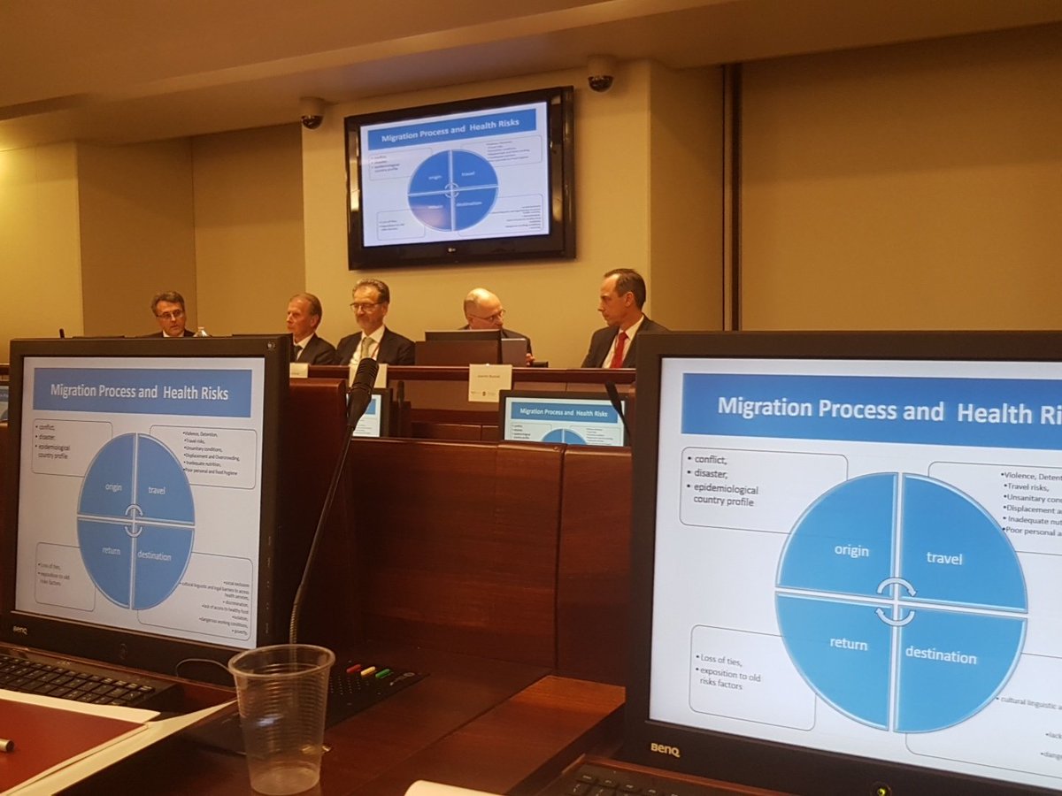 @WRicciardi speech at #m8alliance expert meeting on refugees health: strategic and on site measures for public health