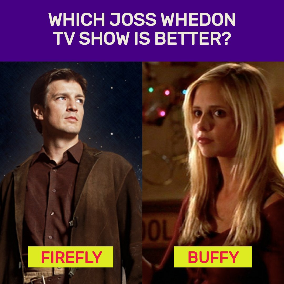 Happy Birthday, Whedon! Time to celebrate by forcing everyone to choose between and GO! 