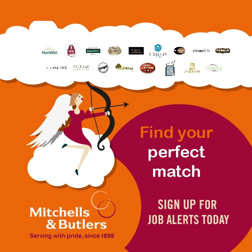 Sign up for job alerts and be the 1st to hear about new jobs with our Pubs &amp; Restaurants #careers #jobsearch